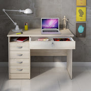 Function Plus Desk 5 Drawers – Oak – image 8