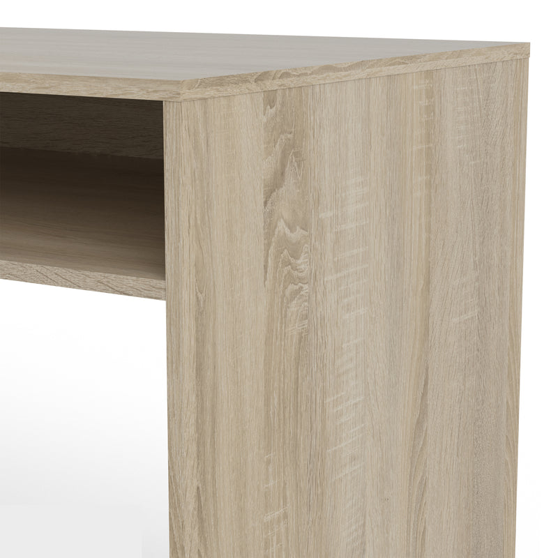 Function Plus Desk Multi Functional Desk with Drawer and 1 Door in White and Oak – image 7