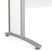 Prima Desk with Steel Legs – White – image 12