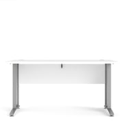 Prima Desk with Steel Legs – White – image 2