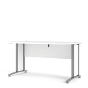 Prima Desk with Steel Legs – White – image 3