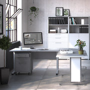 Prima Desk with Legs – White – image 3
