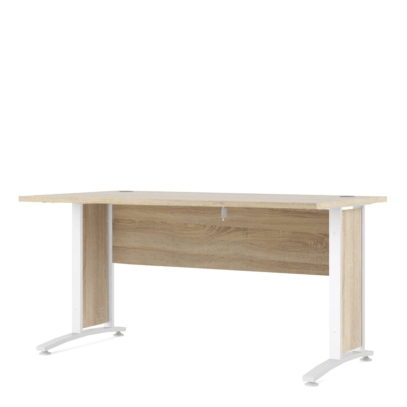 Prima Desk with Legs – Oak – image 2