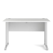 Prima Desk Woodgrain with Legs – White – image 2
