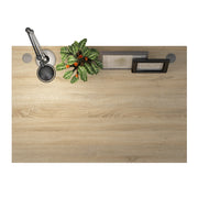 Prima Desk Woodgrain with Steel Legs – Oak – image 4