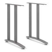 Prima Desk Woodgrain with Steel Legs – Oak – image 5