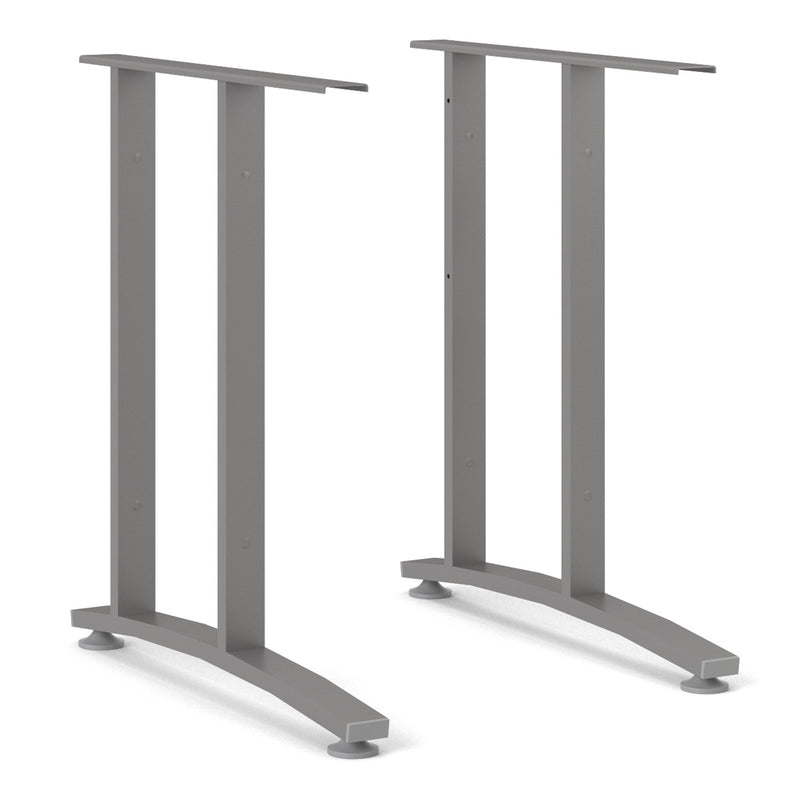 Prima Desk Woodgrain with Steel Legs – Oak – image 5