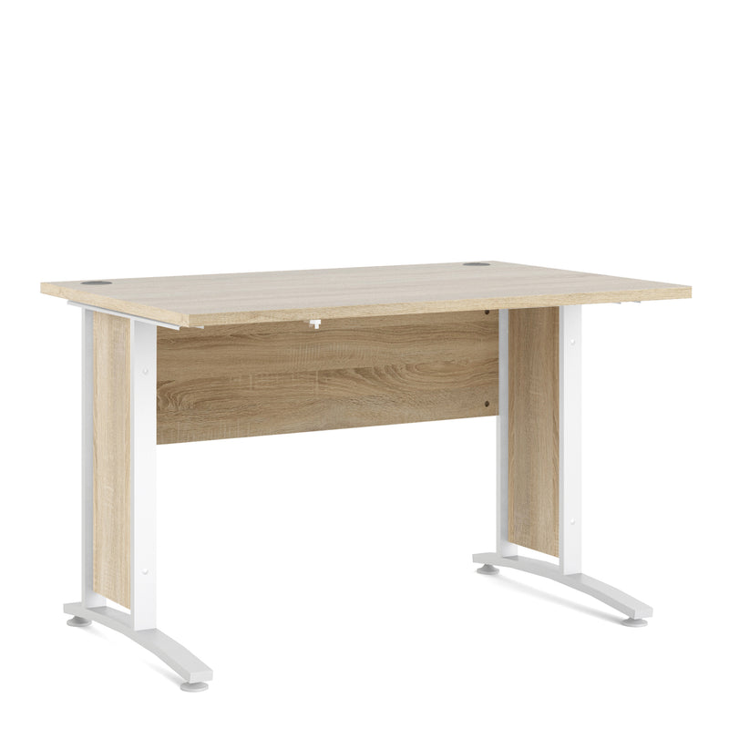 Prima Desk Woodgrain with Legs – Oak – image 1