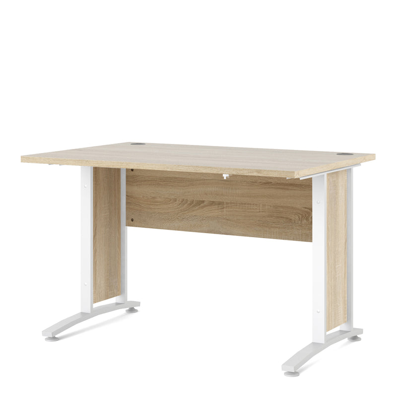 Prima Desk Woodgrain with Legs – Oak – image 2