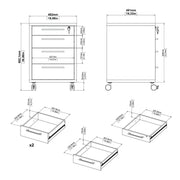 Prima Mobile Cabinet in White – image 14