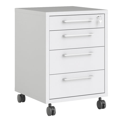 Prima Mobile Cabinet in White – image 1