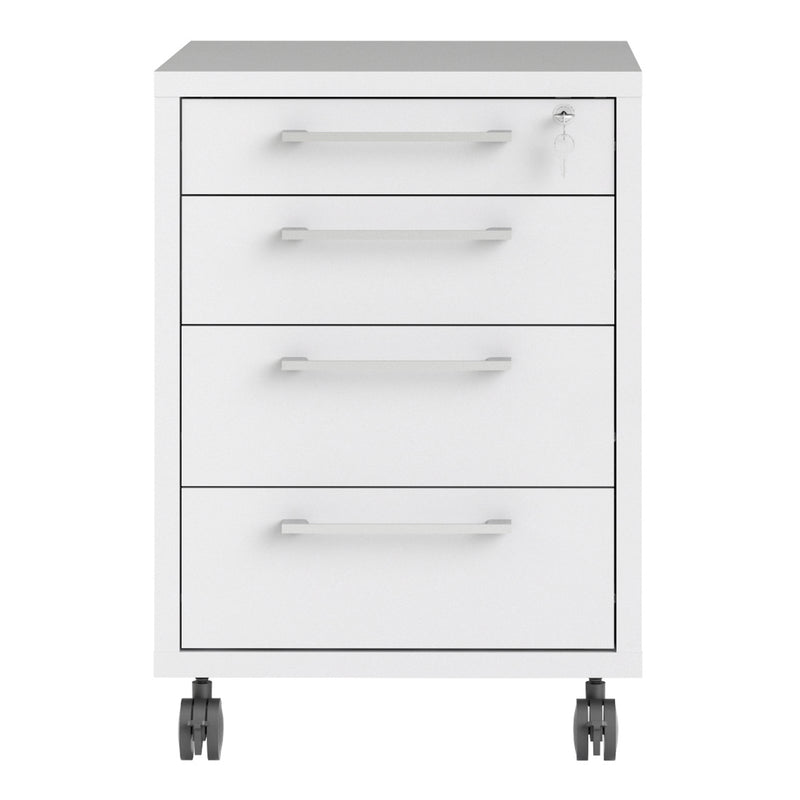 Prima Mobile Cabinet in White – image 2