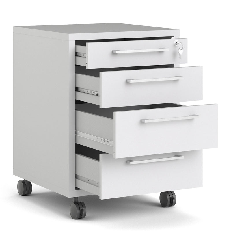Prima Mobile Cabinet in White – image 4
