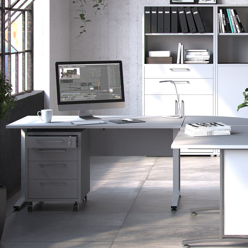 Prima Mobile Cabinet in White – image 5