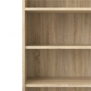 Prima Bookcase 3 Shelves with 2 Drawers 2 Doors – Oak – image 8