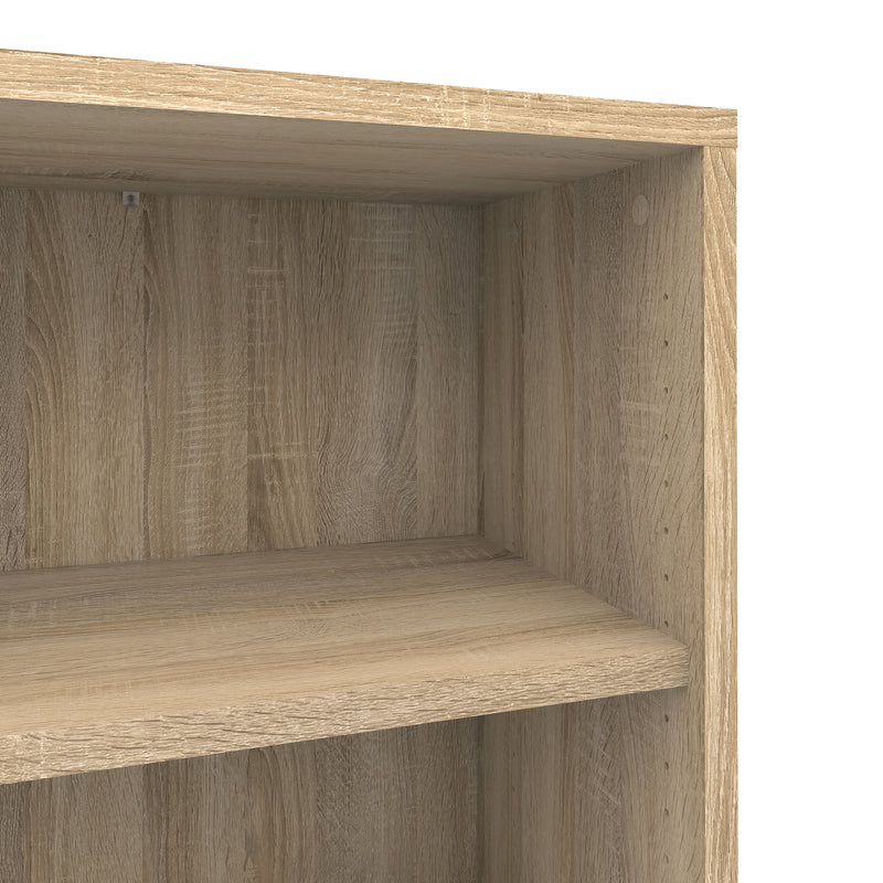 Prima Bookcase 4 Shelves with 2 Doors – Oak – image 7