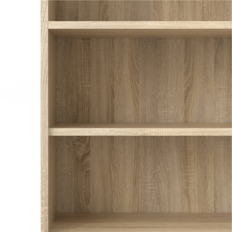 Prima Bookcase 4 Shelves with 2 Doors – Oak – image 8
