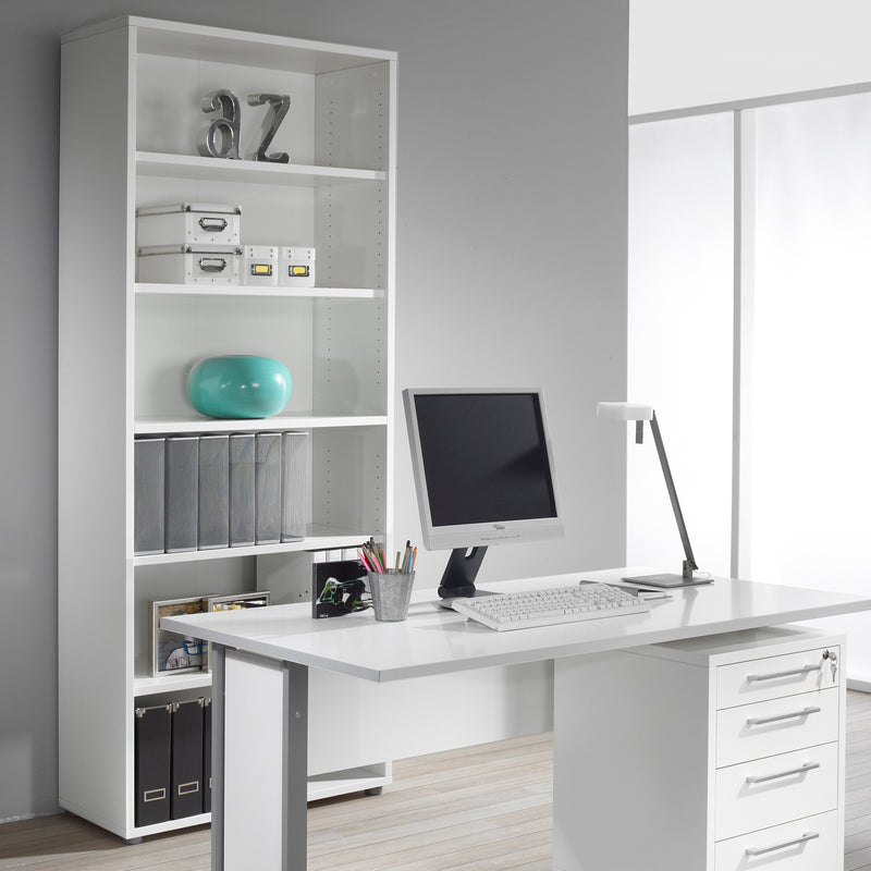 Prima Bookcase 5 Shelves – White – image 5
