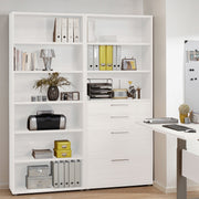 Prima Bookcase 5 Shelves – White – image 6