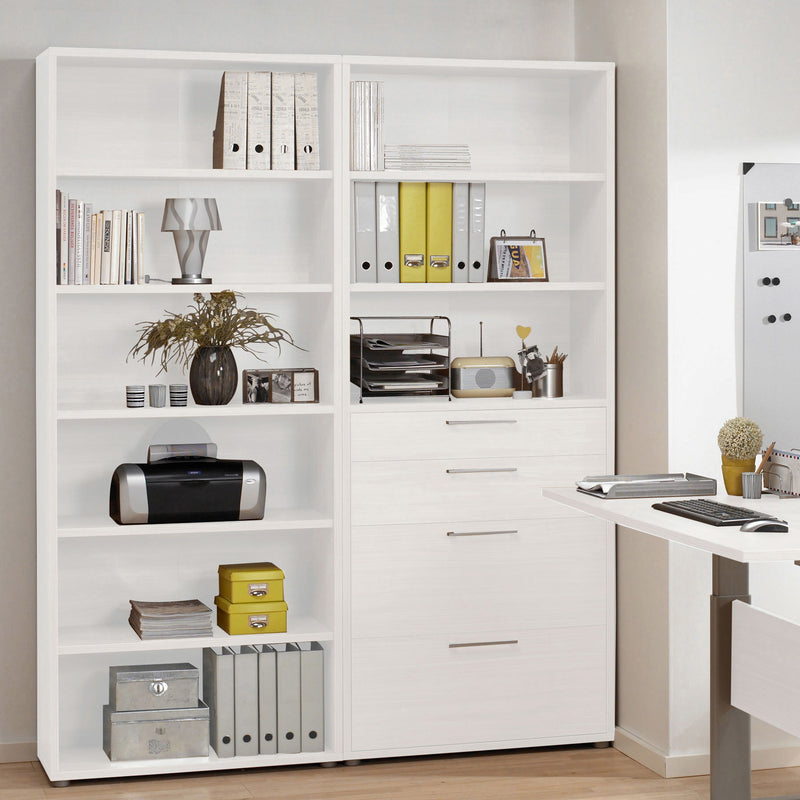 Prima Bookcase 5 Shelves – White – image 6