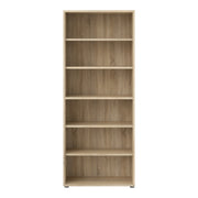 Prima Bookcase 5 Shelves – Oak – image 2