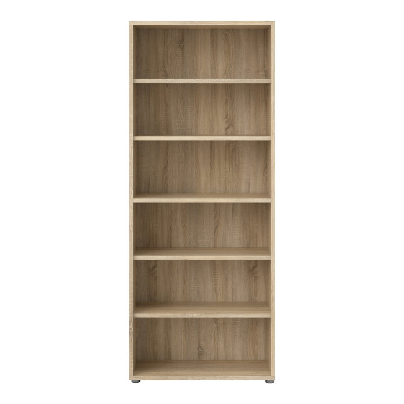 Prima Bookcase 5 Shelves – Oak – image 2