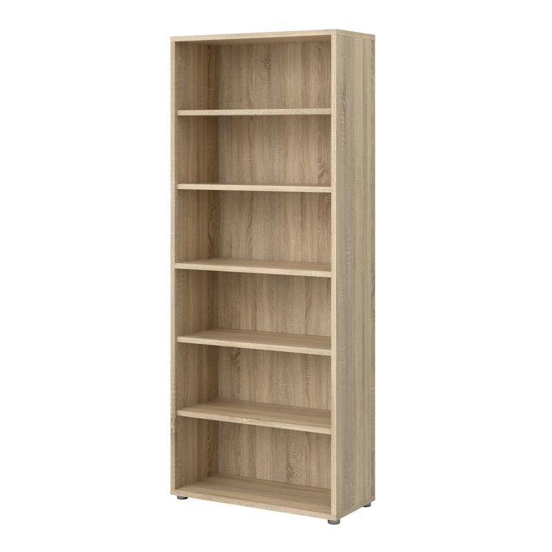 Prima Bookcase 5 Shelves – Oak – image 3