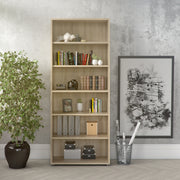 Prima Bookcase 5 Shelves – Oak – image 4