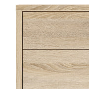 Prima Bookcase 1 Shelf With 2 Drawers 2 Doors Woodgrain – Oak – image 6
