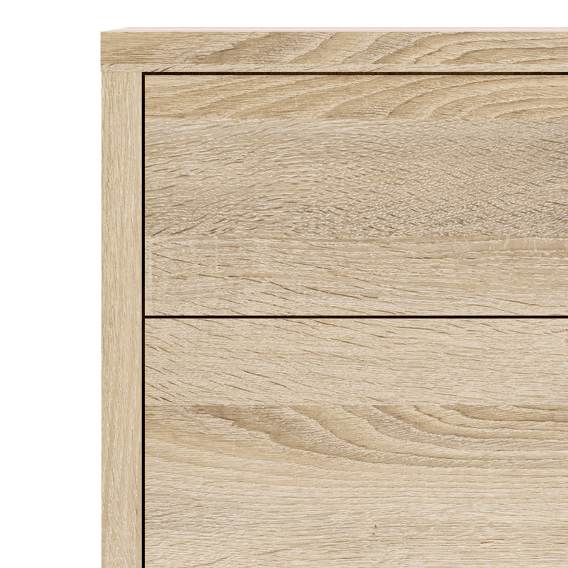 Prima Bookcase 1 Shelf With 2 Drawers 2 Doors Woodgrain – Oak – image 6