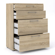 Prima Office Storage with 2 Drawers 2 File Drawers In Oak – image 4