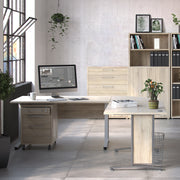 Prima Office Storage with 2 Drawers 2 File Drawers In Oak – image 6