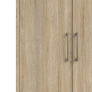 Prima Bookcase 2 Shelves with 2 Doors Woodgrain – Oak – image 7