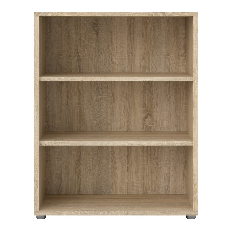 Prima Bookcase 2 Shelves Woodgrain – Oak – image 2