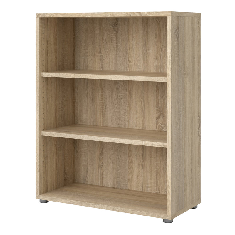 Prima Bookcase 2 Shelves Woodgrain – Oak – image 3