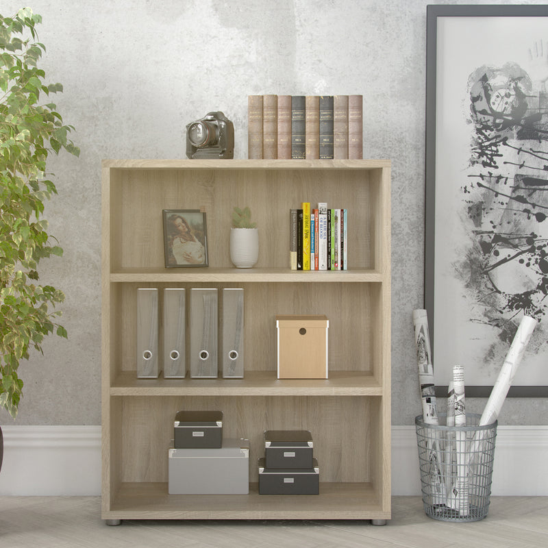 Prima Bookcase 2 Shelves Woodgrain – Oak – image 4