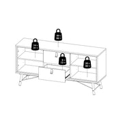 Ry Sideboard 2 Doors 2 Drawers – image 12