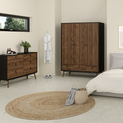 Ry Wide Double Chest of Drawers 6 Drawers in Jackson – image 6