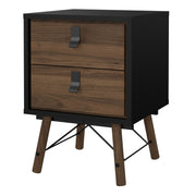 Ry Bedside Cabinet 2 Drawer – image 3