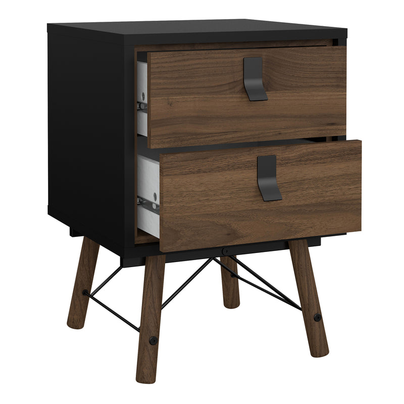 Ry Bedside Cabinet 2 Drawer – image 5