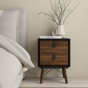 Ry Bedside Cabinet 2 Drawer – image 7