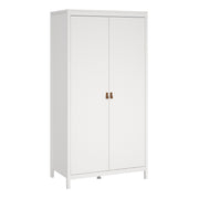 Barcelona Package - Bedside Table 2 Drawers + Chest 5 Drawers + 2 Door Wardrobe in Jackson – White – image 10