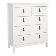 Barcelona Chest 3+2 Drawers – White – image 1