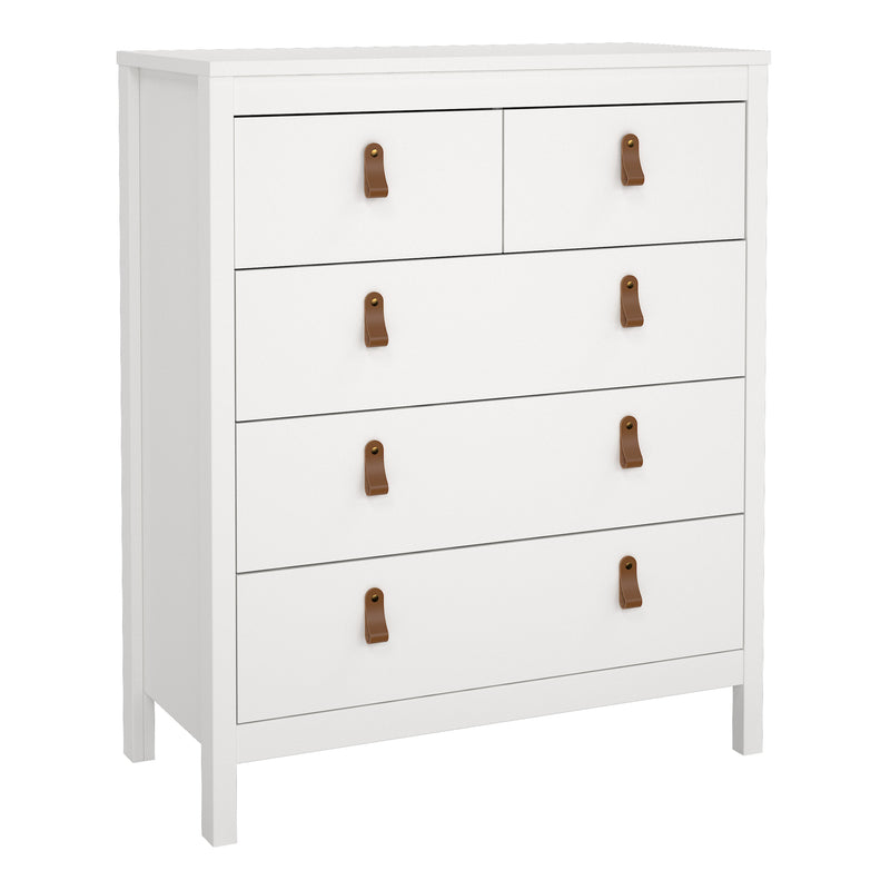Barcelona Chest 3+2 Drawers – White – image 1