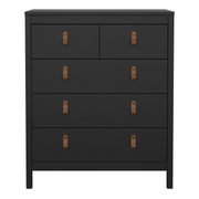 Barcelona Chest 3+2 Drawers – Matt Black – image 2