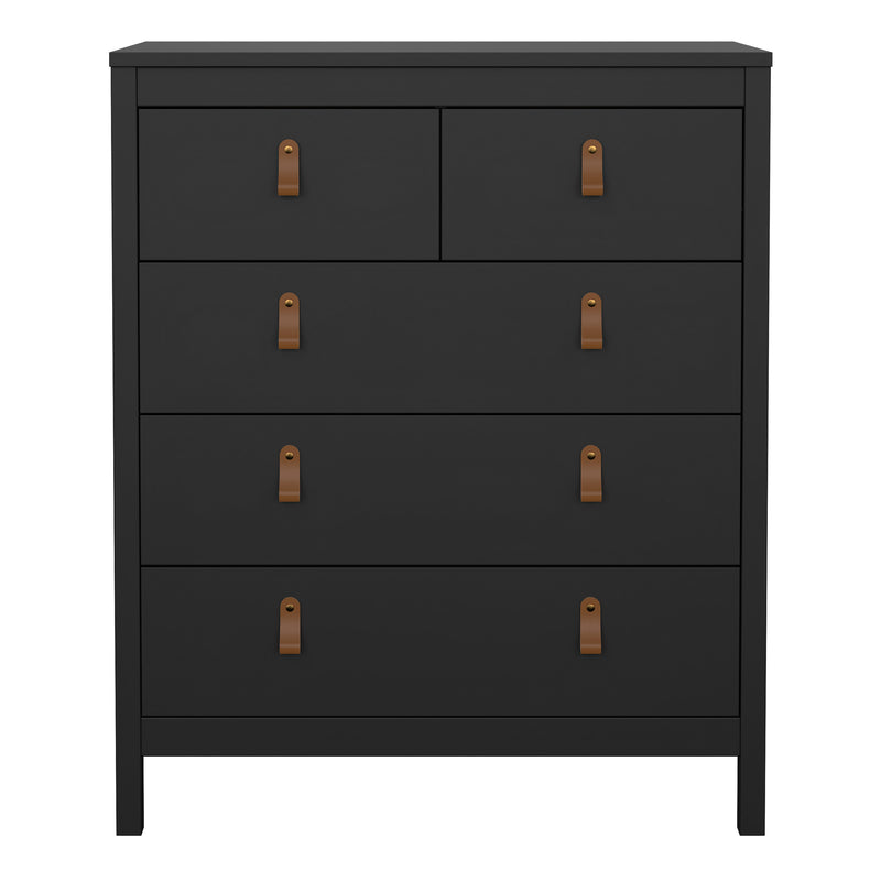Barcelona Chest 3+2 Drawers – Matt Black – image 2
