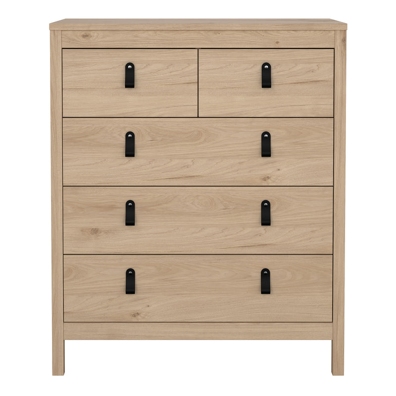Barcelona Chest 3+2 Drawers – Hickory Oak – image 2
