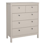 Barcelona Chest 3+2 Drawers – Cashmere – image 2