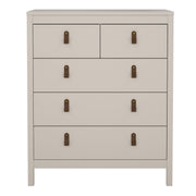 Barcelona Chest 3+2 Drawers – Cashmere – image 3