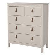 Barcelona Chest 3+2 Drawers – Cashmere – image 4